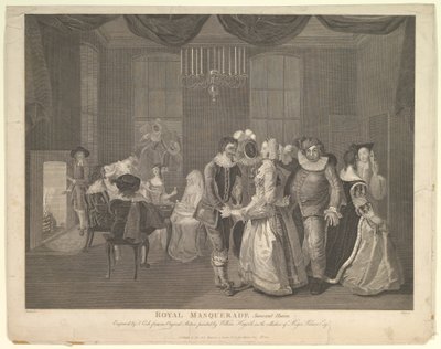 Mascarada real en Somerset House, 21 de octubre de 1805 de Thomas Cook
