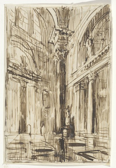 Interior de una iglesia en Roma de Thomas Cool