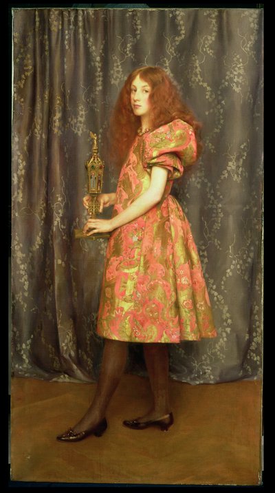 El heredero de todas las edades, c.1897 de Thomas Cooper Gotch