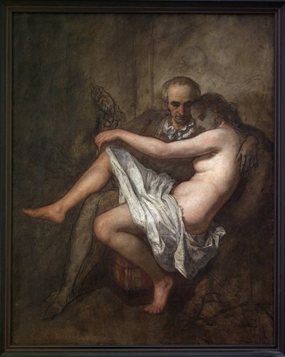 Baudelaire y la presidenta Sabatier. Una pintura íntima e inacabada que representa al poeta Charles Baudelaire (1821-1867) y su musa amante Apollonie Aglae Sabatier (1822-1889), conocida como la presidenta que organizaba un salón mundano en el París del si de Thomas Couture