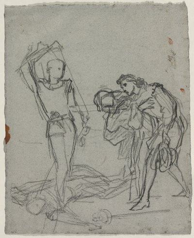 Duelo después del baile de máscaras, c. 1857 de Thomas Couture