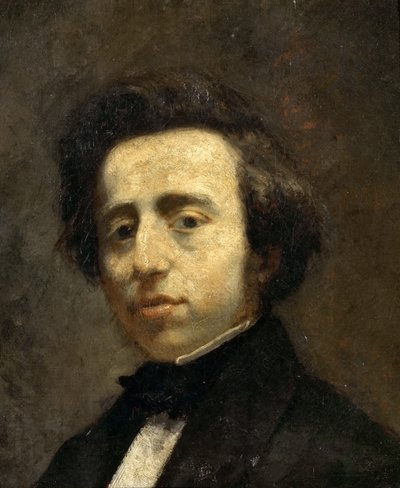 Retrato de Frédéric Chopin de Thomas Couture