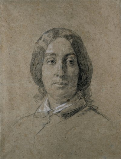 Retrato de George Sand de Thomas Couture