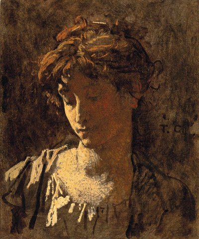 Retrato de una mujer de Thomas Couture