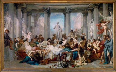 Los romanos de la decadencia de Thomas Couture