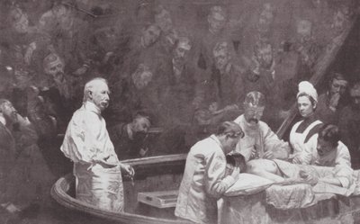 Filadelfia: Dr D Hayes Agnew, al cierre de una clínica (litografía) de Thomas Cowperthwait (after) Eakins