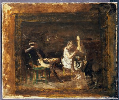 Estudio para "Cortejo" de Thomas Cowperthwait Eakins