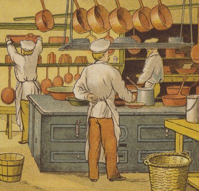 Caen: la cocina del hotel de Thomas Crane
