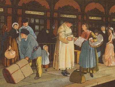 En ruta de Caen a París: una estación de tren de Thomas Crane