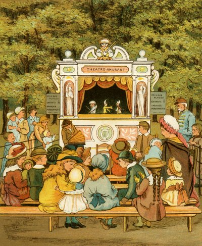 Espectáculo de Punch y Judy en los Jardines de las Tullerías de Thomas Crane
