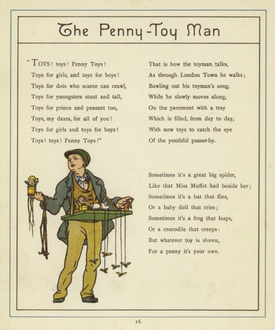 El Hombre de los Juguetes de Un Penique de Thomas Crane