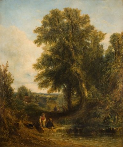 Paisaje inglés, 1829 de Thomas Creswick