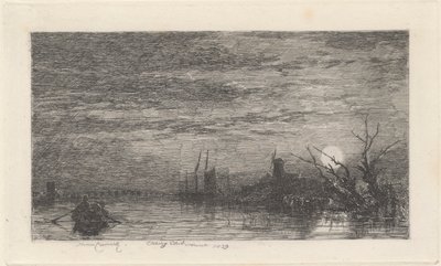 Luz de luna de Thomas Creswick