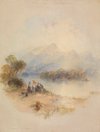 The Summer Bower, Derwent Water de Thomas Creswick