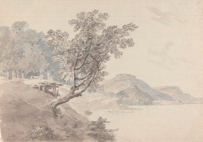 Akbarpur Gaut, cerca de Rhotas, India de Thomas Daniell