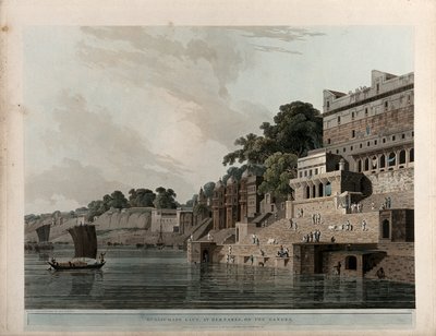 Dusasumade Gaut, en Benarés de Thomas Daniell