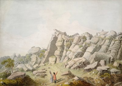 Figuras en Brimham Crags de Thomas Daniell