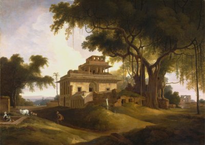Ruinas del Naurattan, Sasaram, Bihar de Thomas Daniell