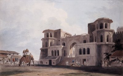 La Puerta Panch Mahal, Lucknow, Uttar Pradesh, c. 1789 de Thomas Daniell