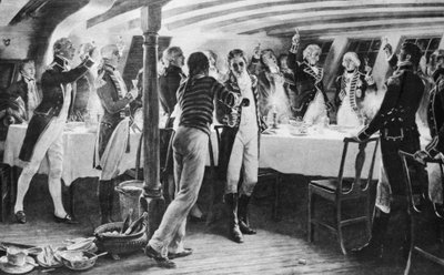 La víspera de la batalla de Copenhague de Thomas Davidson