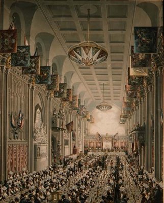 Banquete Real Ofrecido a Su Majestad por la Corporación de Londres, Día del Alcalde, 9 de noviembre de 1837 de Thomas Dighton