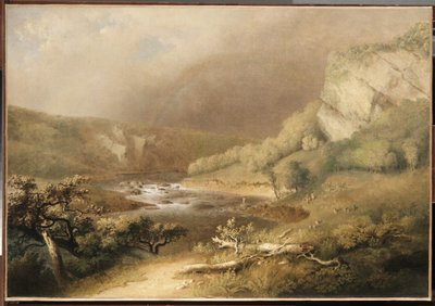 Rápidos del río, 1825 de Thomas Doughty