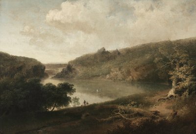 Vista de un lago, c. 1830s de Thomas Doughty