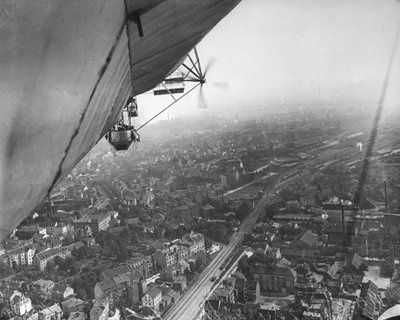 Vista aérea desde un Zeppelin de Thomas E. and Horace Grant Grant