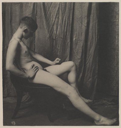 Desnudo de Bill Duckett, en la Art Students’ League de Filadelfia de Thomas Eakins