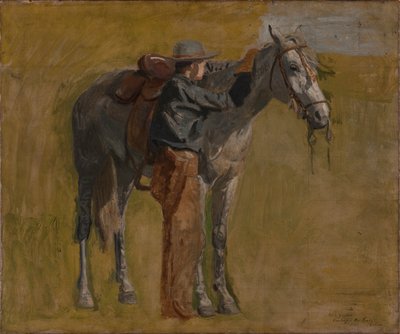 Cowboy: estudio para Cowboys en las Badlands de Thomas Eakins
