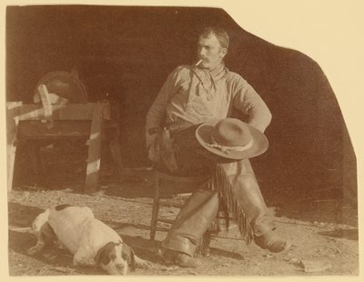 [Vaquero en el Rancho B-T, Territorio de Missouri] de Thomas Eakins