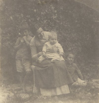 [Frances Crowell y sus hijos] de Thomas Eakins