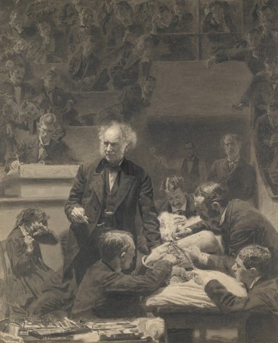 Clínica Gross, 1875-76 de Thomas Eakins