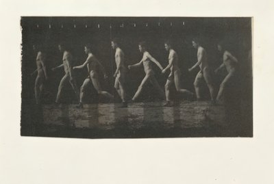 Fotografías de la rueda de Marey de modelo no identificado de Thomas Eakins