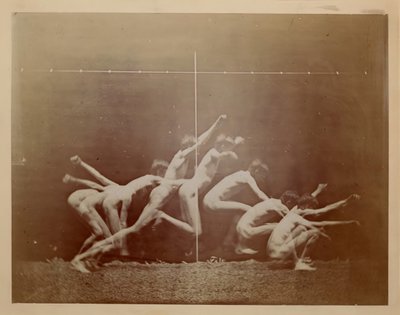 Fotografías de la rueda de Marey de modelo no identificado, 1884 de Thomas Eakins