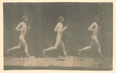 Fotografías de la rueda de Marey de modelo no identificado de Thomas Eakins
