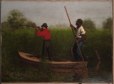 Tiroteo ferroviario en el Delaware de Thomas Eakins