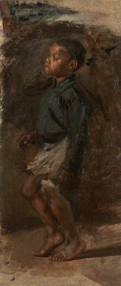 Estudio para "Niño Negro Bailando" de Thomas Eakins