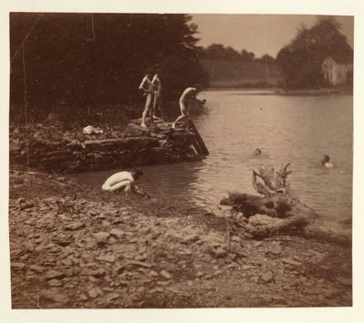 Estudio para nadar de Thomas Eakins