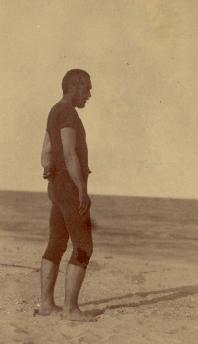 Thomas Eakins en traje de baño, 1884 de Thomas Eakins