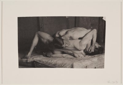 Luchadores en el estudio de Eakins, ca. 1899 de Thomas Eakins