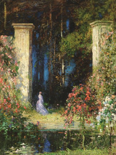 El viejo portal (óleo sobre lienzo) de Thomas Edwin Mostyn