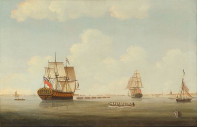 HMS Woolwich remolcado de Thomas Elliott