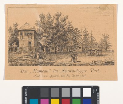 Das "Hameau" im Neuwaldegger Park de Thomas Ender