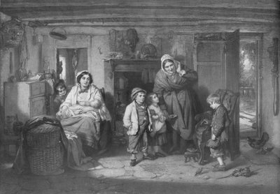 El niño sin madre, c. 1893, 1911 de Thomas Faed