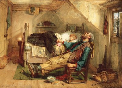 Agotado de Thomas Faed