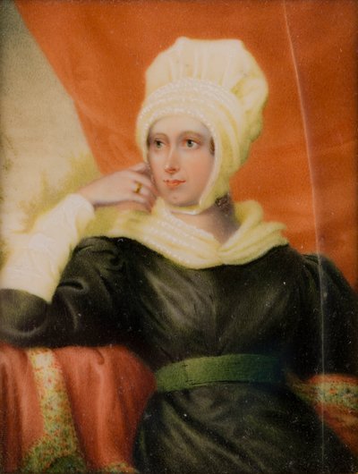 Retrato de Lady Katherine Manners, c.1ª Lady Forester (1779-1829), c.1829 (óleo y marfil) de Thomas Falcon Marshall
