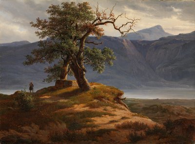 Paisaje con viajero de Thomas Fearnley