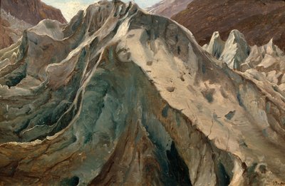 Estudio del glaciar Grindewald de Thomas Fearnley