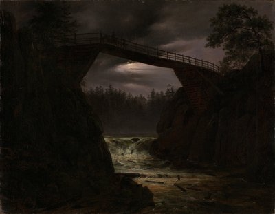 El puente de Hauge, a las afueras de Arendal de Thomas Fearnley